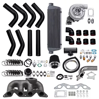 11 PCS T3 T4 T04E Turbocharger Intercooler Piping Kit For Honda Civic D17 GX LX • $714.44