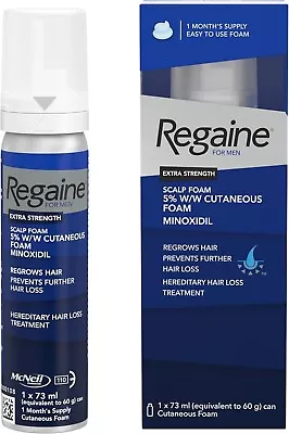 Regaine For Men Hair Loss & Regrowth Scalp Foam Treatment - 1 Month Supply • £19.99