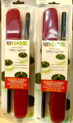Utility Multi-purpose Long Stem Lighters BBQ/Fire Place Home 2 Pack 4 Lighters • $13.49