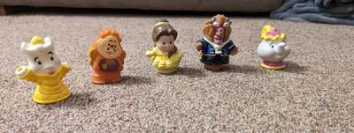 £5 • Buy Fisher Price Little People Disney Beauty And The Beast Figures 