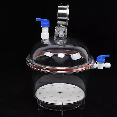 1x Desiccator Vacuum Polycarbonate Vacuum Desiccator Labs Dessicator Dryer 150mm • $38.95