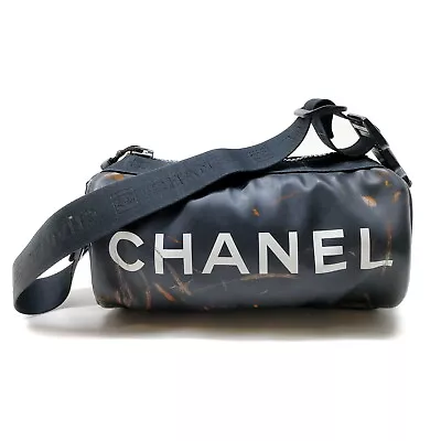 Chanel Shoulder Bag Sports Line Black Rubber X Nylon 1269301 • $31