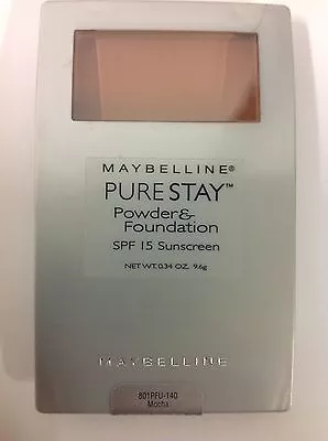 Maybelline Pure Stay Powder Foundation MOCHA #140 NEW. • $29.74