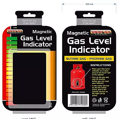 Butane Propane Magnetic Gas Level Indicator Calor Lpg Gauge House Caravan Bbq • £4.49