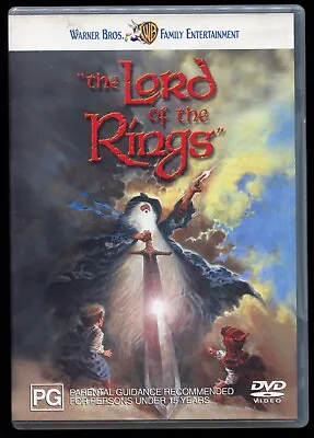 THE LORD OF THE RINGS DVD Animation Region 4 • £18.75