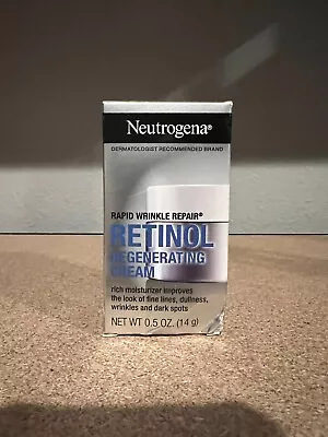 NEW Neutrogena Retinol Regenerating Cream Rapid Wrinkle Repair 0.5 OZ -Exp 01/24 • $4.50