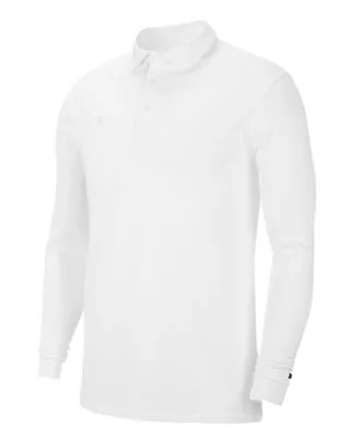 NWT Men's Nike Dry Player White Long Sleeve Golf Polo Shirt XL XXL  MSRP:  $90 • $36.99