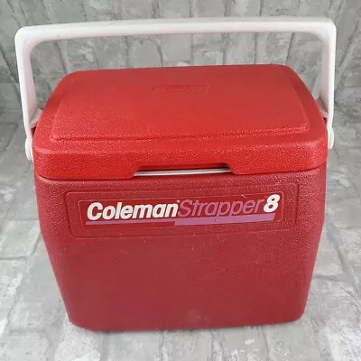 Vintage Coleman Strapper 8 Cooler/Lunchbox Made December 1986 • $17.55