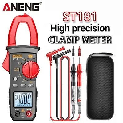 Digital Clamp Meter Multimeter AC DC Volt Amp Ohm Cap NCV Tester • £7.19