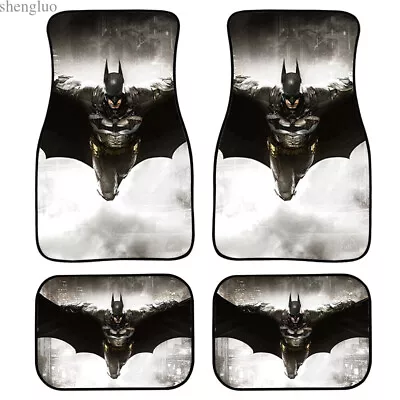 Batman Superhero Universal Car Floor Mats Front/Rear Rugs Pickup Rubber Carpets • $59.84