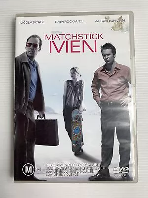 MATCHSTICK MEN Nicolas Cage Sam Rockwell Alison Lohman DVD R4 • £5.61