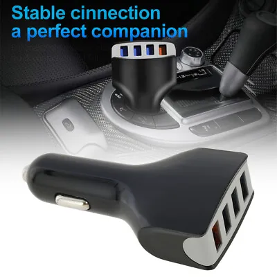 Universal Car Fast Charger For IPhone IPad Samsung 4Port Adapter 7.0A USB*Socket • £5.27