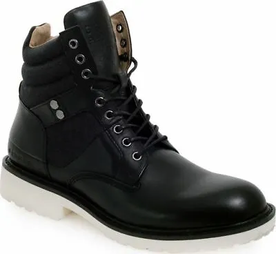 G Star Raw Men's Fashion Biker Boots Gs1155140a Black Msrp195 • $89.99