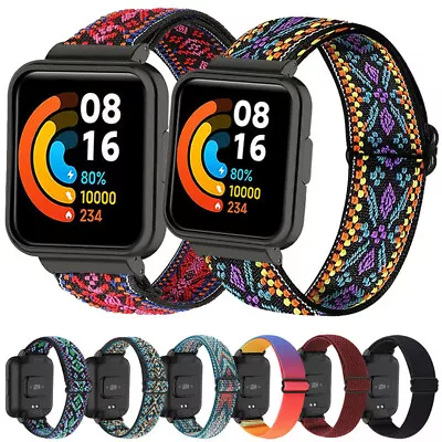 For Xiaomi Mi Watch Lite/Redmi Watch 2 Nylon Elastic Wrist Band Strap Bracelet • $15.39