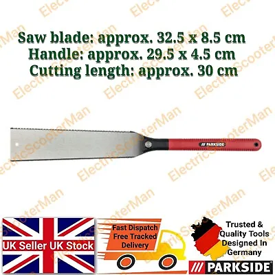 Parkside 300mm Japanese Pull Saw Ryoba Style Double Edge Razor Top Quality • £16.99