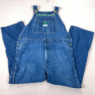 Liberty Bib Overalls Men’s 40x32 Blue Denim Workwear Carpenter USA • $25.88