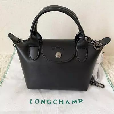 Longchamp Le Pliage Neo XS Black Shoulder Tote Stylish & Compact • $119