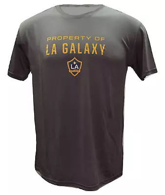 Los Angeles LA Galaxy FC MLS Soccer Team Logo Performance Microfiber S/S T-Shirt • $18.96