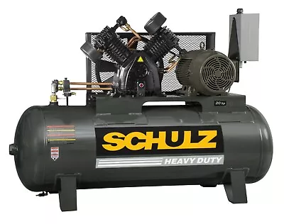 Schulz Air Compressor 20hp 3-phase 120 Gallons Tank 80 Cfm 175 Psi • $7003.53