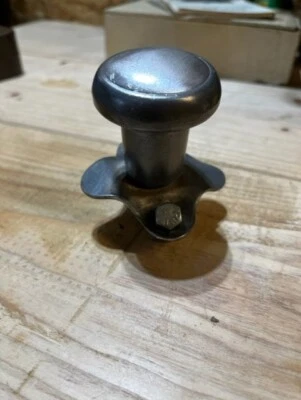 $20 • Buy Vintage 1950s METAL Suicide Steering Wheel Knob Car Tractor Silver Accessory