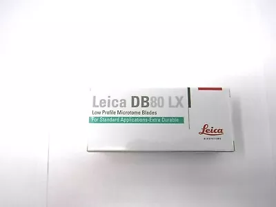 Leica DB80 LX Low Profile Microtome Blades 50 Blades *NEW In Box* • $99.82