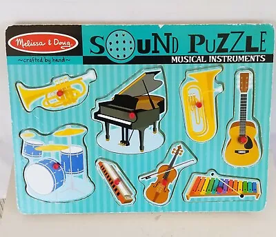 Melissa & Doug Musical Instruments Sound Puzzle • $9.34