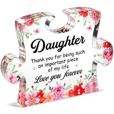 Daughter Gifts From Mom Dad Birthday Gifts For Daughter- 4.9 X 3.7 Inch Acry... • $16.64