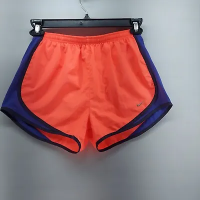 $9.80 • Buy Nike Shorts Women's Size Medium Dri-fit Sport Lined Trunks Gym  Activewear Peach