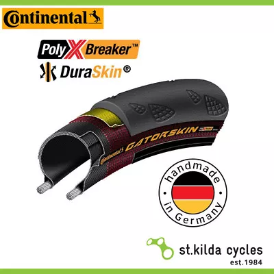 2 X Continental Gatorskin Wire Bead 700 X 28C Road Bike Tyre • $238.16