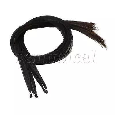 Violin Bow Hair For Violin Bow Replacement Parts 83cm Length Black 1 Pack • $11.74