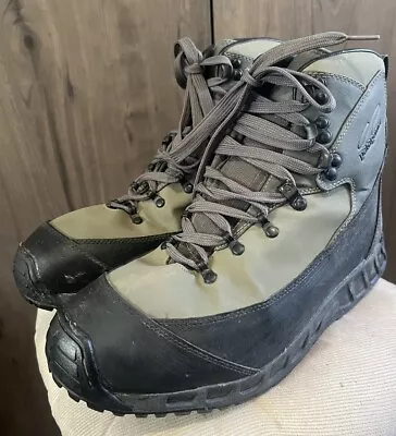 Patagonia $339 Rock Grip Gray Wading River Fly Fishing Boots Sz 10 M • $32