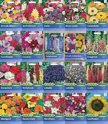 Flower Seeds By Mr Fothergills Country Value Choose Your Packs Free Uk Delivery • £1.99