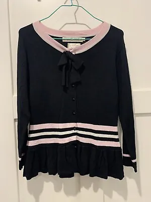 Wheels And Dollbaby Black And Pink Cardigan Size 10 As New • $85