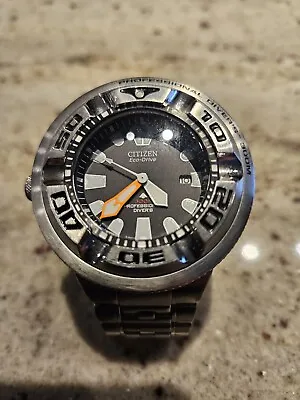 Citizen Ecozilla 1st Generarion With OriginaL Steel Bracelet RARE • $731.61