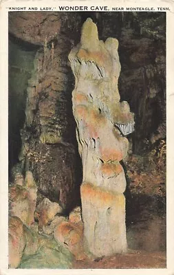 Postcard Knight Lady Wonder Cave Monteagle Tennessee TN WB • $4.99