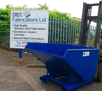 Forklift Tipping Skip/ Waste Skip / Recycling Skips/Builders Skip /Tip Skip • £496