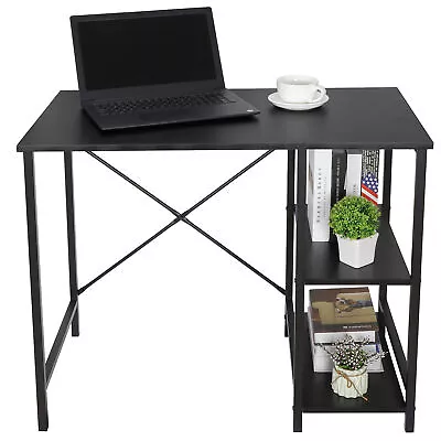 36  Computer Desk PC Laptop Table Workstation Study Office With 2 Tier Shelves • $45.58