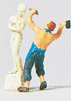 Preiser 29032 HO Scale Working People -- Sculptor With Sculpture • $7.99