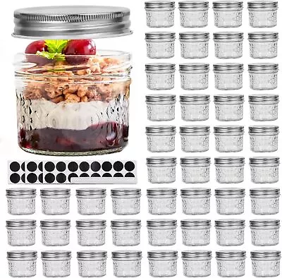 4oz Mason Jars With Lids40 Pack Small Canning Jars With Lables40 Pack Glass... • $39.86