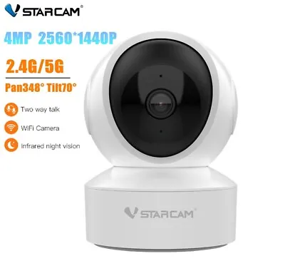 VStarcam CS49Q 4MP HD 5G WiFi Security IP Camera Mini Baby Monitor Night Vision • $59.84