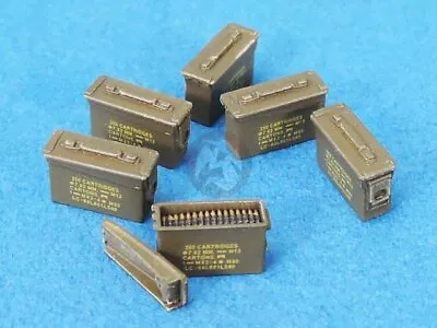 Legend 1/35 Modern .30 Cal Ammo Cans Set (27x Closed 3x Open & 3 Belts) LF1373 • $15.93