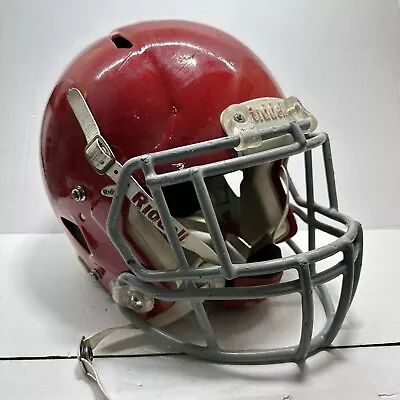 Riddell Large Football Helmet (Red W/ Gray Face Mask) 2011 • $59
