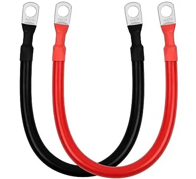 4 AWG Battery Cable 4 Gauge Battery Cables With Terminals Pure Copper Battery... • $21.74