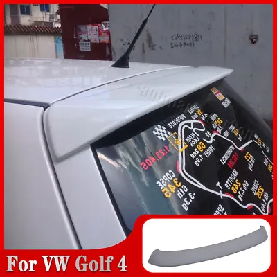 Unpainted Rear Roof Spoiler Top Wing Fit For VW Volkswagen Golf 4 MK4 R32 98-04 • $113.99