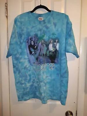 Vintage The Doors Strange Days Dye Tie T-Shirt Size XL • $35