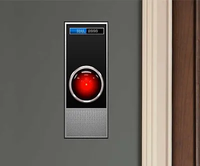 HAL 9000 2001: A Space Odyssey Movie Repositionable Decal Sticker-Great Gift! • $9.99