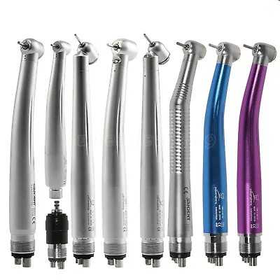 Dental PANA-MAX High Speed (LED) Handpiece Push Turbine 2/4Hole NSK Style Color • $29.90