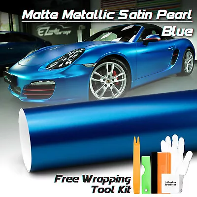 Premium Matte Metallic Satin Pearl Vinyl Wrap Sticker Decal Bubble Air Release • $4.99