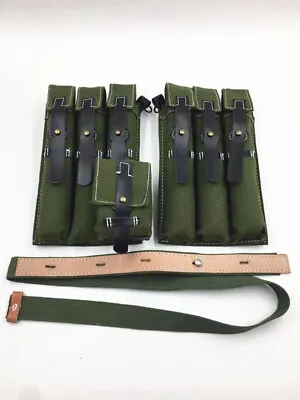 WW2 German MP38 MP40 Pouch Canvas Ammo Ammunition Bag Army Green Retro • $29.99