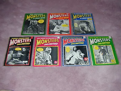 MONSTERS To LAUGH WITH UNLIMITED 7 Magazines # 1 2 3 4 5 6 7 By Stan Lee • $70